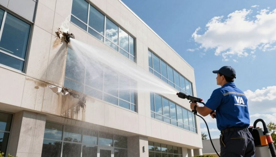 Why Businesses Should Schedule Annual Exterior Pressure Washing