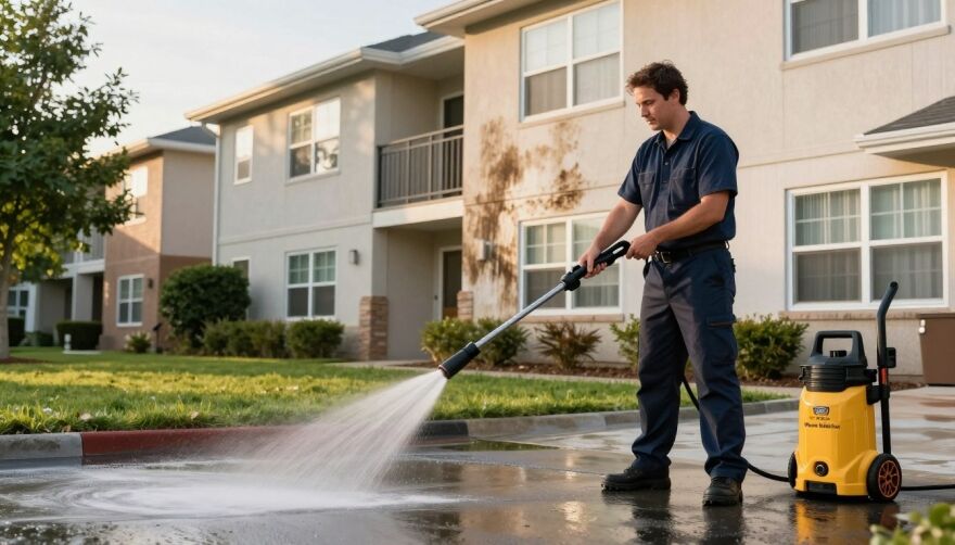Why Property Managers Schedule Routine Pressure Washing