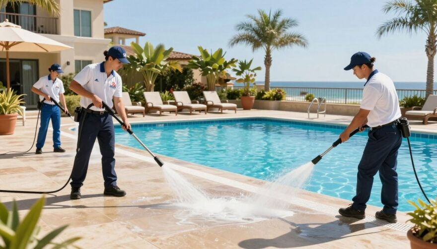 Hotel Pool Deck Cleaning: Why It Matters